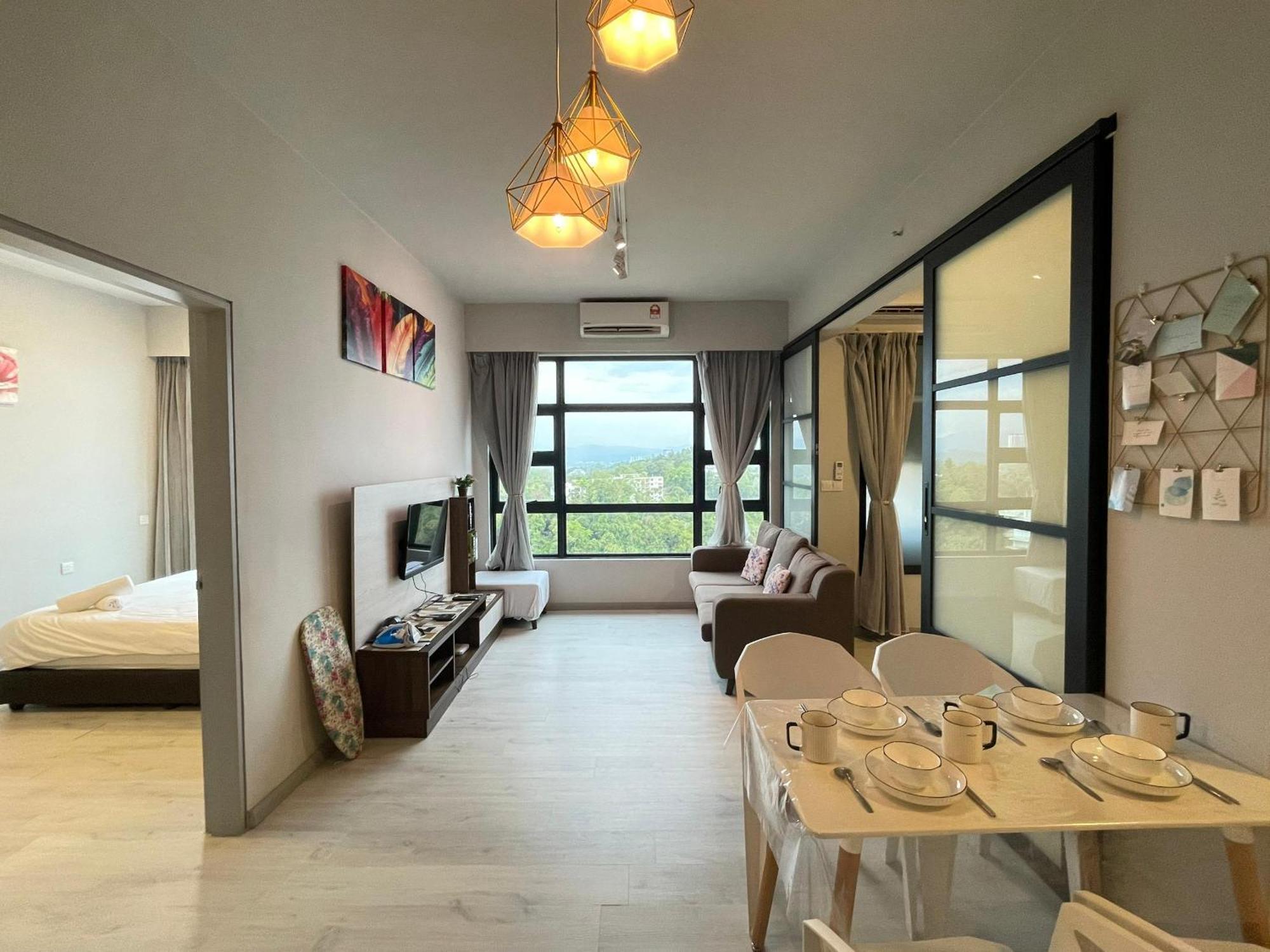 Vv Homestay Jesselton Quay Surla Sabah Mall Kk 亚庇贵赴行馆 Kota Kinabalu Eksteriør bilde