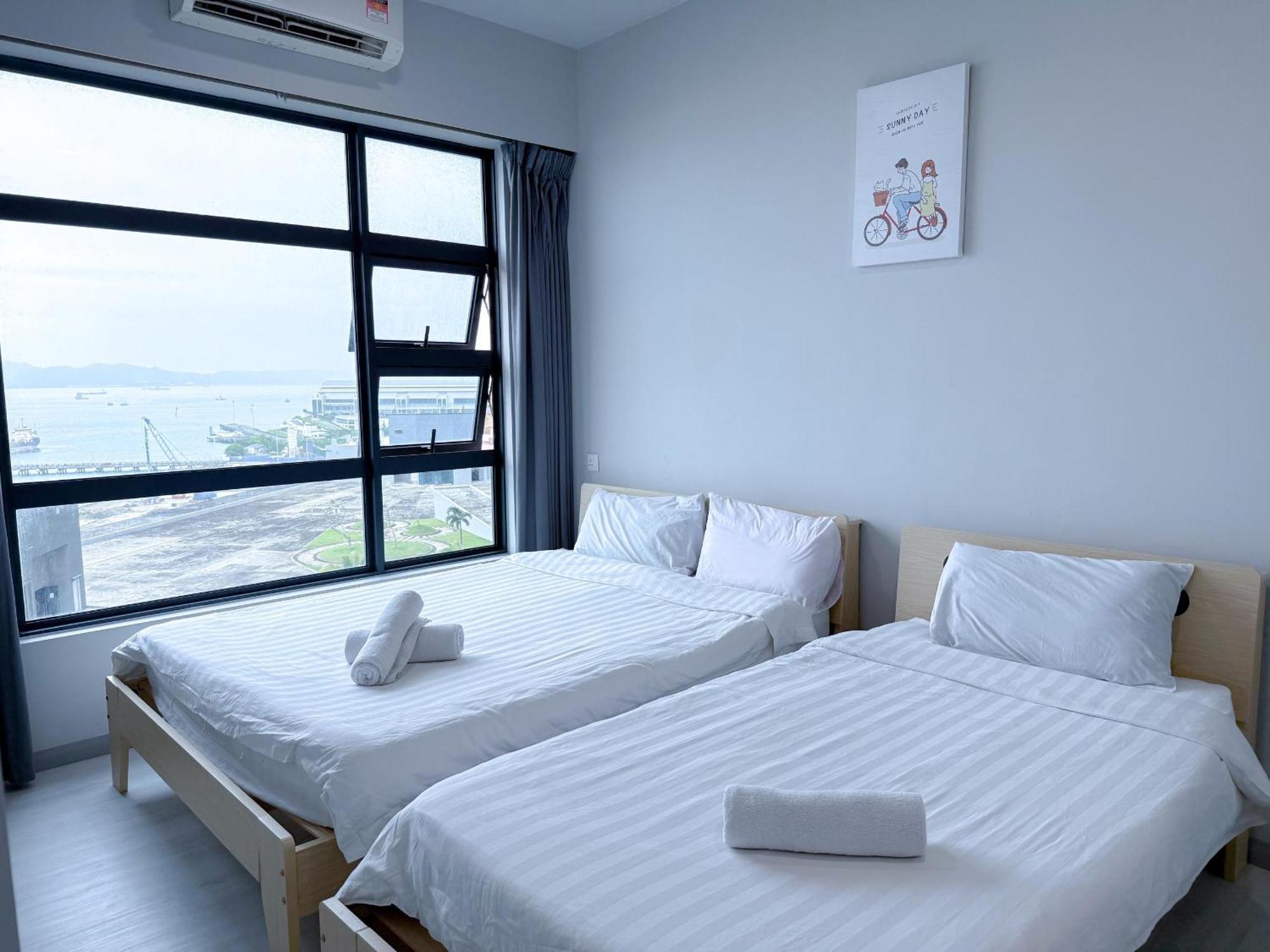 Vv Homestay Jesselton Quay Surla Sabah Mall Kk 亚庇贵赴行馆 Kota Kinabalu Eksteriør bilde