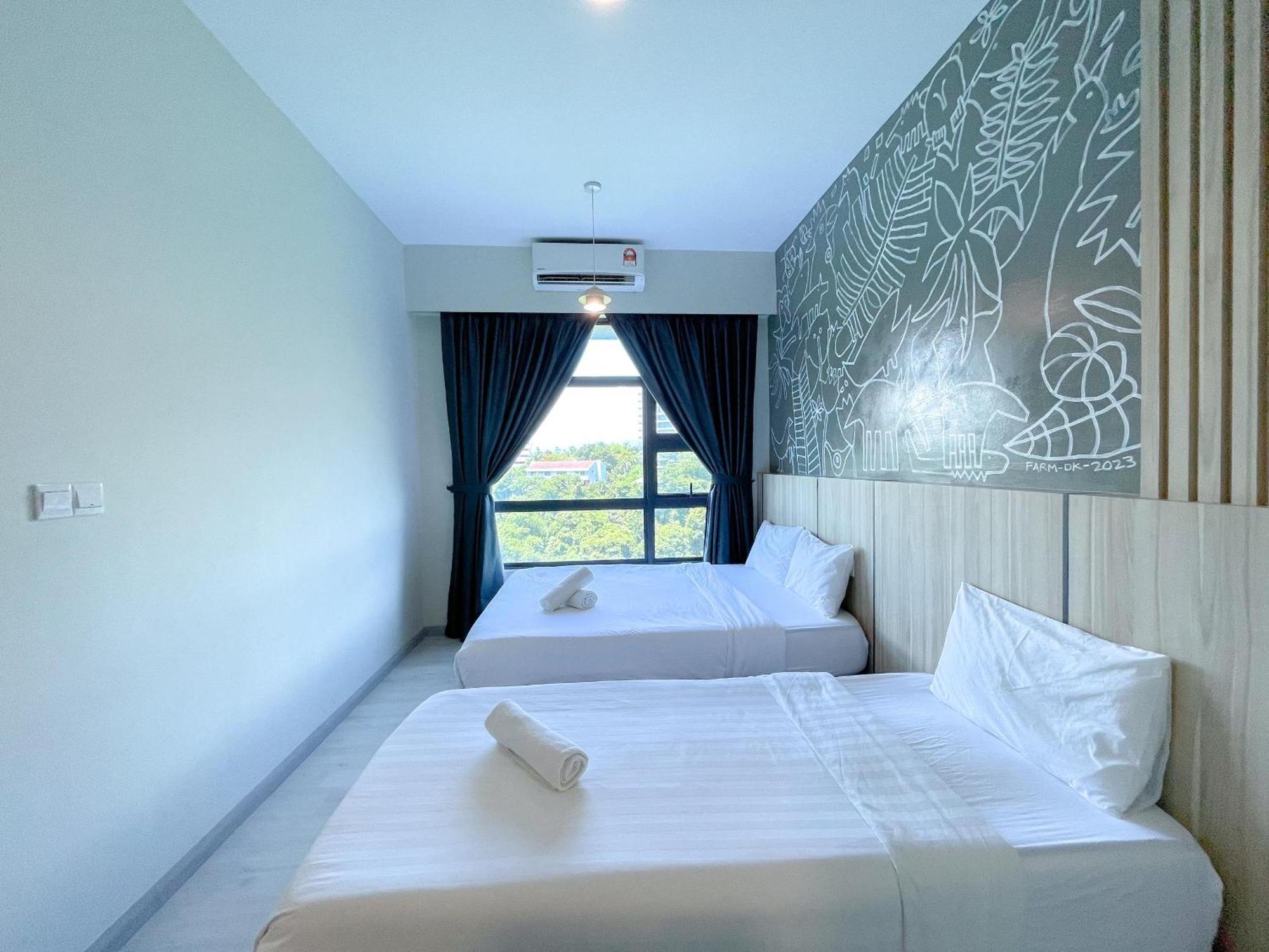 Vv Homestay Jesselton Quay Surla Sabah Mall Kk 亚庇贵赴行馆 Kota Kinabalu Eksteriør bilde